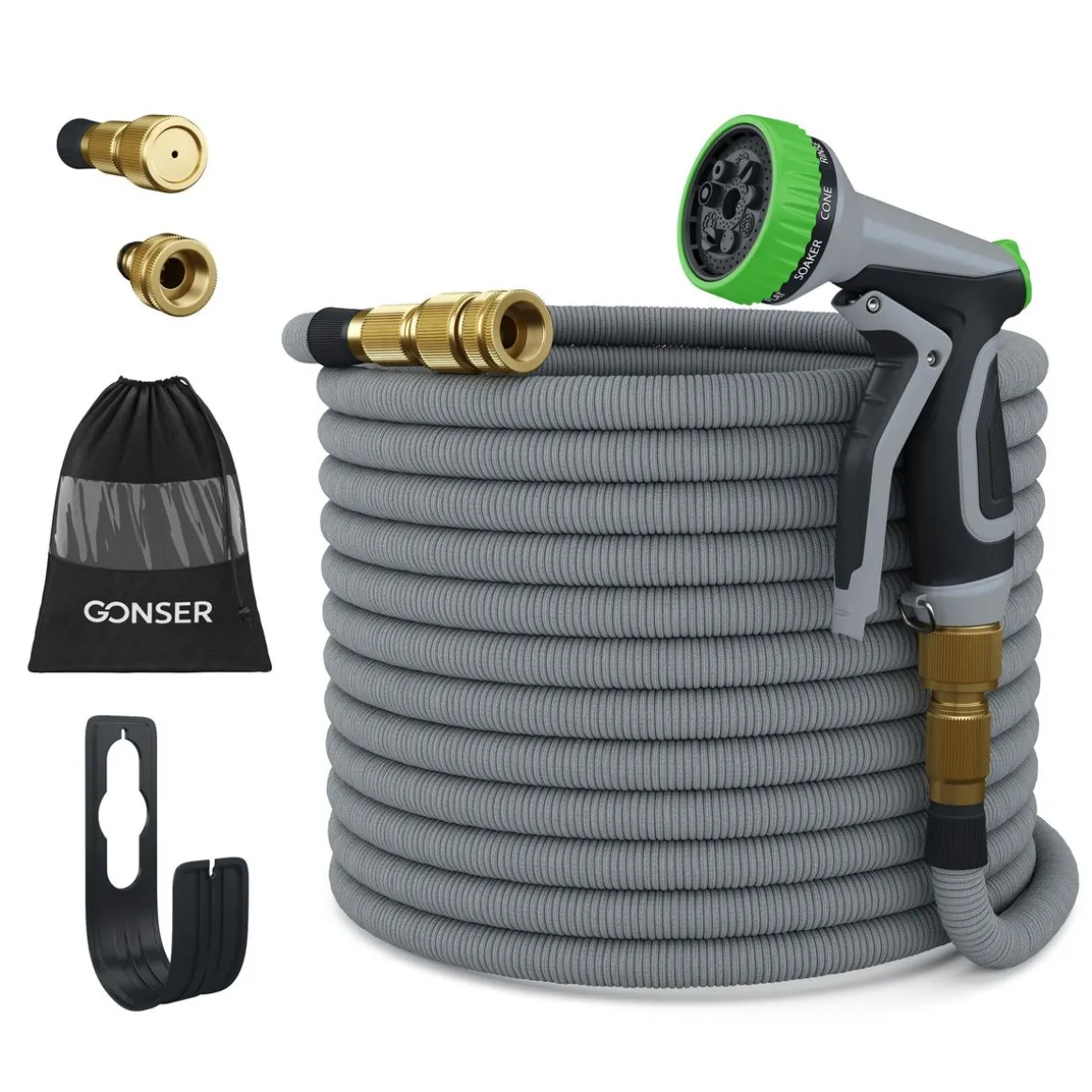 Flexi Premium Gartenschlauch 30 m grau