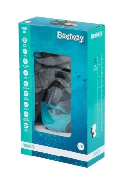 Flowtech Tauchermaske mit Schnorchel Grösse L/XL