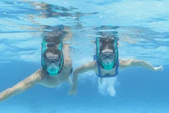 Flowtech Tauchermaske mit Schnorchel Grösse L/XL