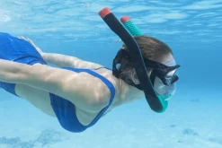 Flowtech Tauchermaske mit Schnorchel Grösse L/XL