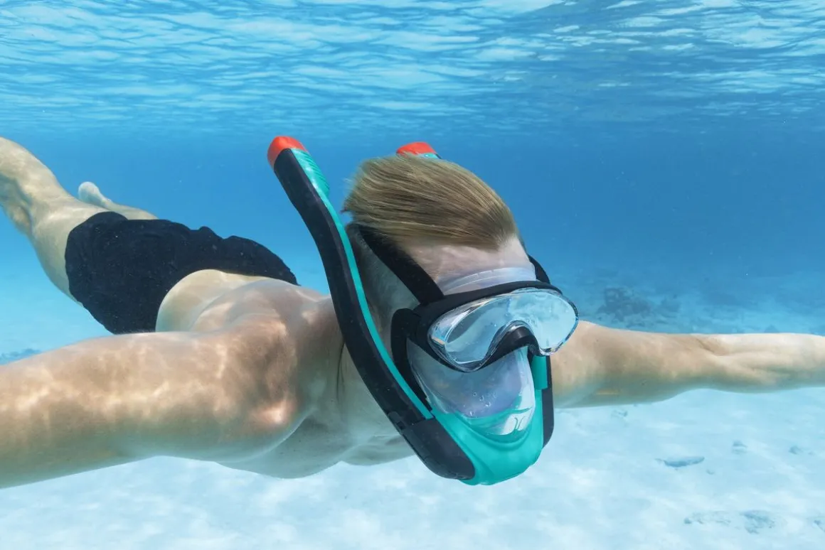 Flowtech Tauchermaske mit Schnorchel Grösse S/M