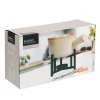 Fondue Set Porzellan 4-teilig weiss/schwarz