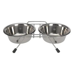 Fressnapf Edelstahl 2er Set mit Ständer Ø 16.5 cm