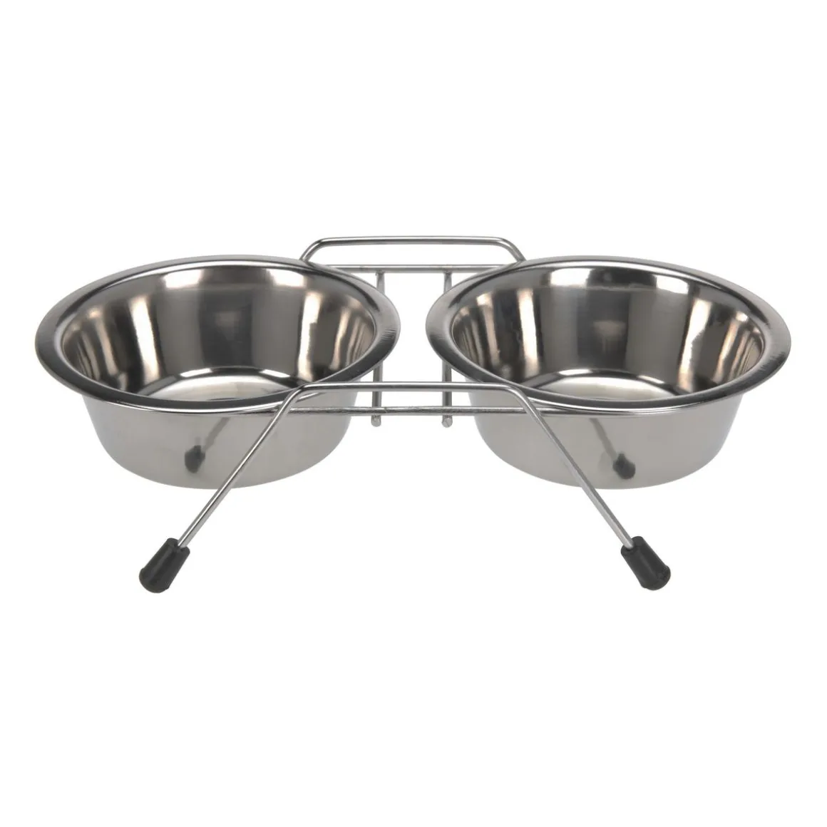 Fressnapf Edelstahl 2er Set mit Ständer Ø 16.5 cm