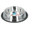 Fressnapf Edelstahl 500 ml silber/schwarz