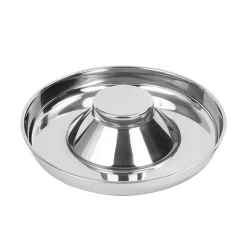 Fressnapf für Welpen Edelstahl 1000 ml silber