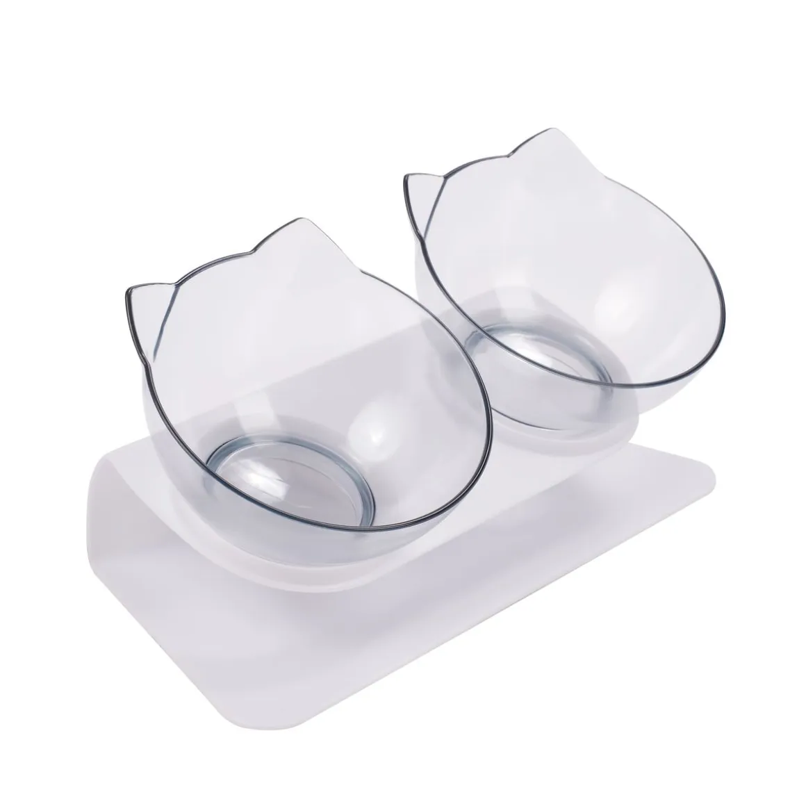 Fressnapf Set mit Neigung 300 ml 3-teilig weiss