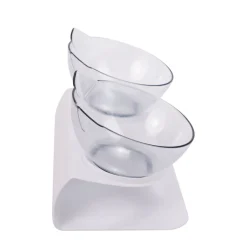 Fressnapf Set mit Neigung 300 ml 3-teilig weiss