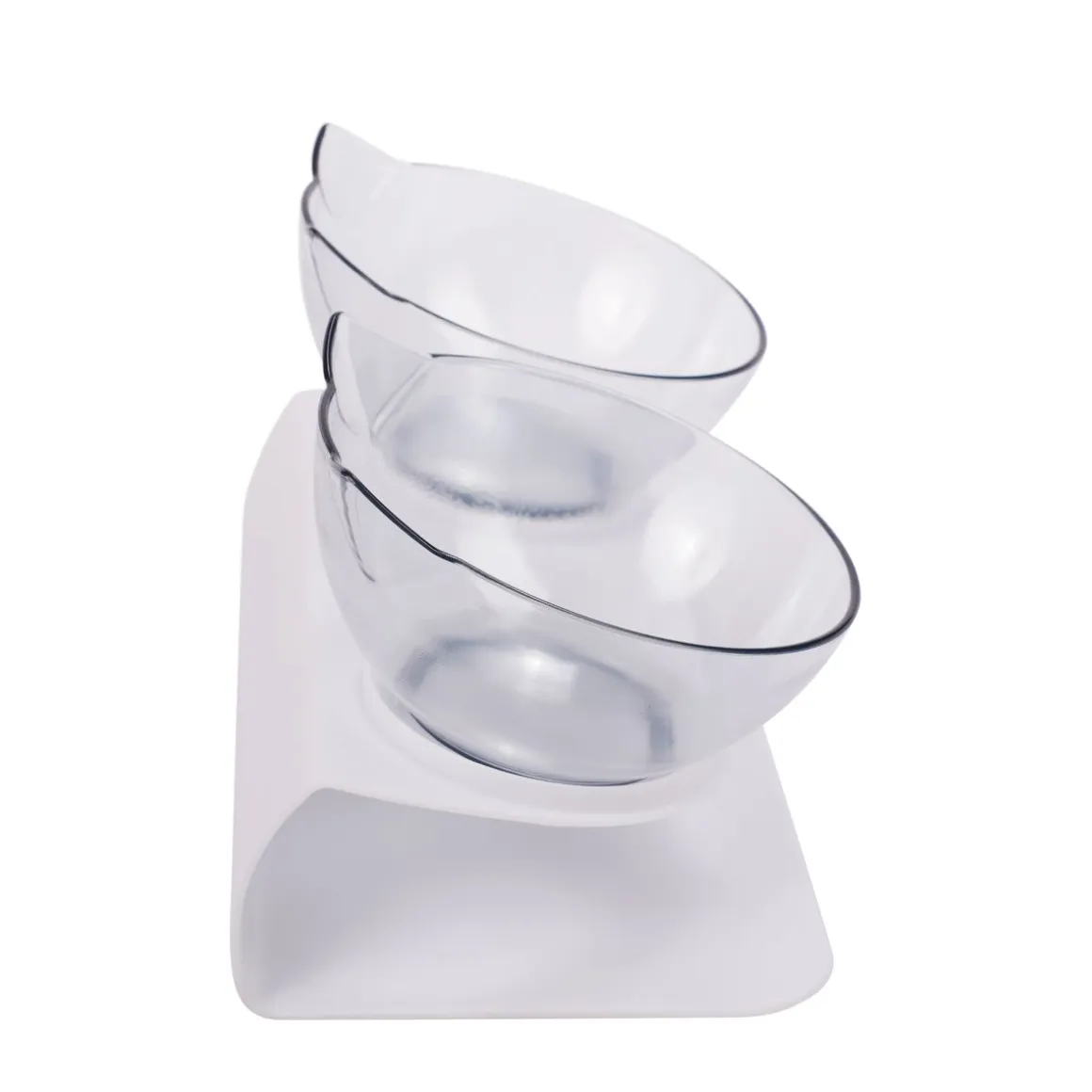 Fressnapf Set mit Neigung 300 ml 3-teilig weiss