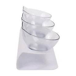 Fressnapf Set mit Neigung 300 ml 4-teilig weiss
