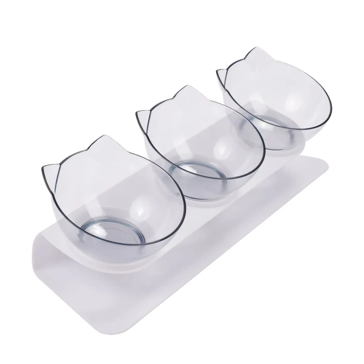 Fressnapf Set mit Neigung 300 ml 4-teilig weiss