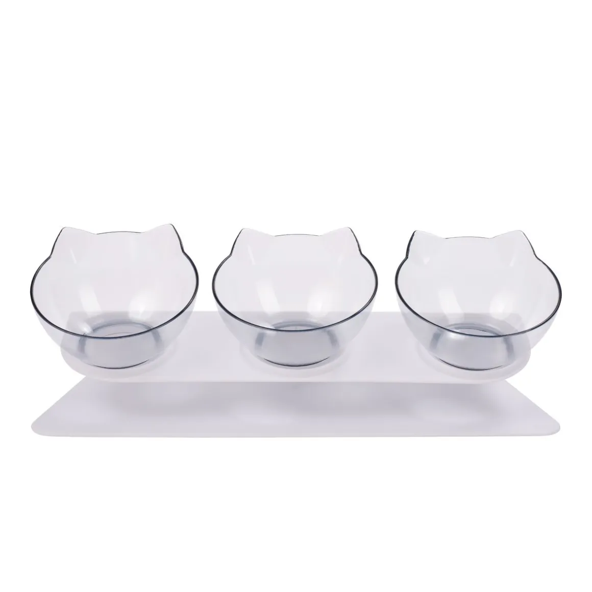 Fressnapf Set mit Neigung 300 ml 4-teilig weiss