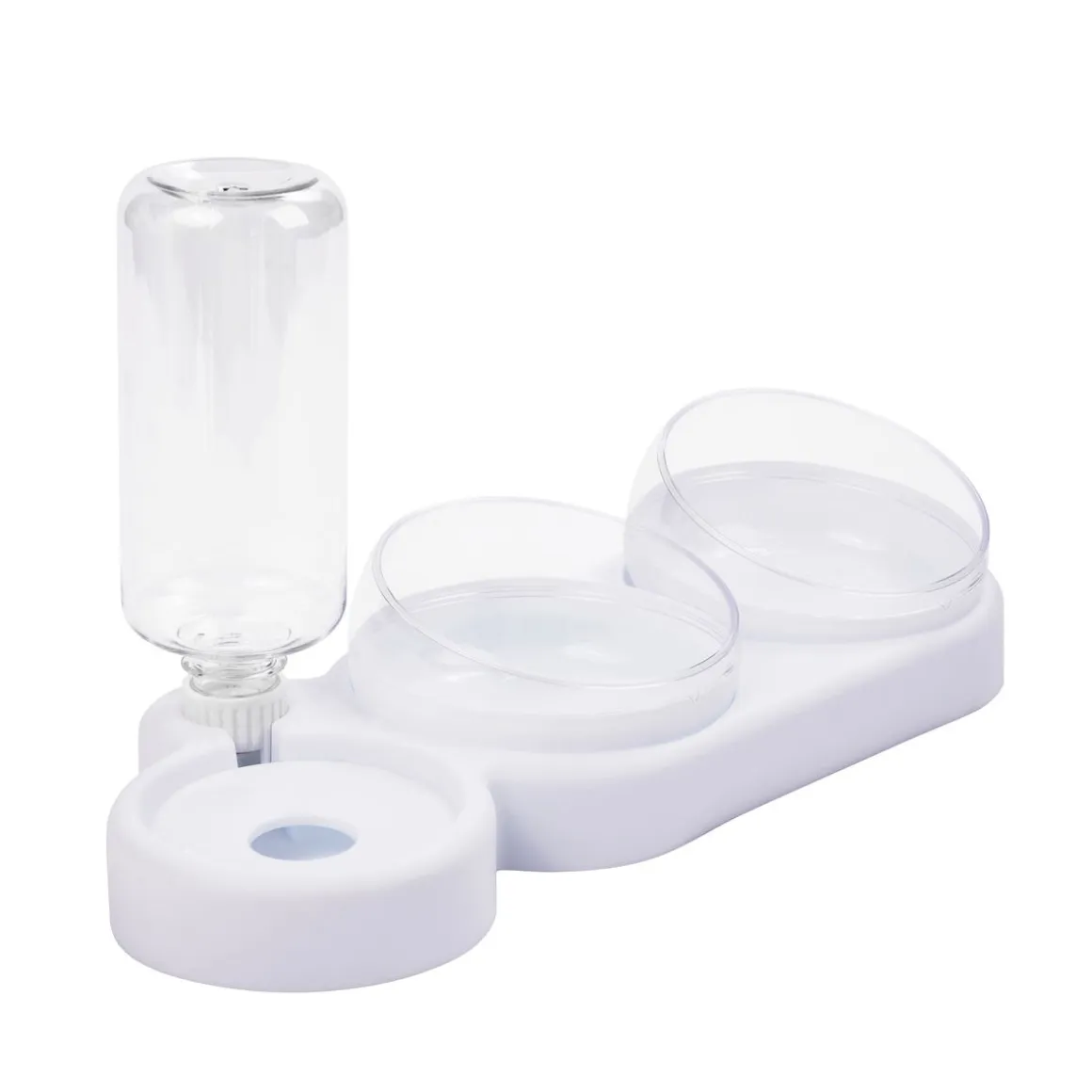 Fressnapf Set mit Wasserflasche 4-teilig weiss