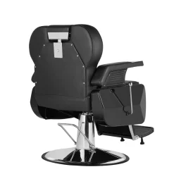 Friseurstuhl Leder 110 x 69 x 97 - 110 cm schwarz