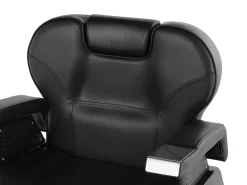 Friseurstuhl Leder 110 x 69 x 97 - 110 cm schwarz