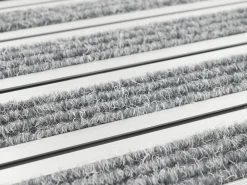 Fussmatte Aluminium 60 x 40 cm silber/grau