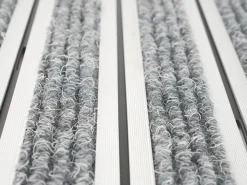Fussmatte Aluminium 60 x 40 cm silber/grau