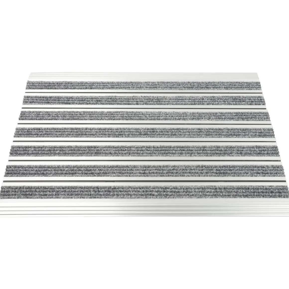 Fussmatte Aluminium 60 x 40 cm silber/grau