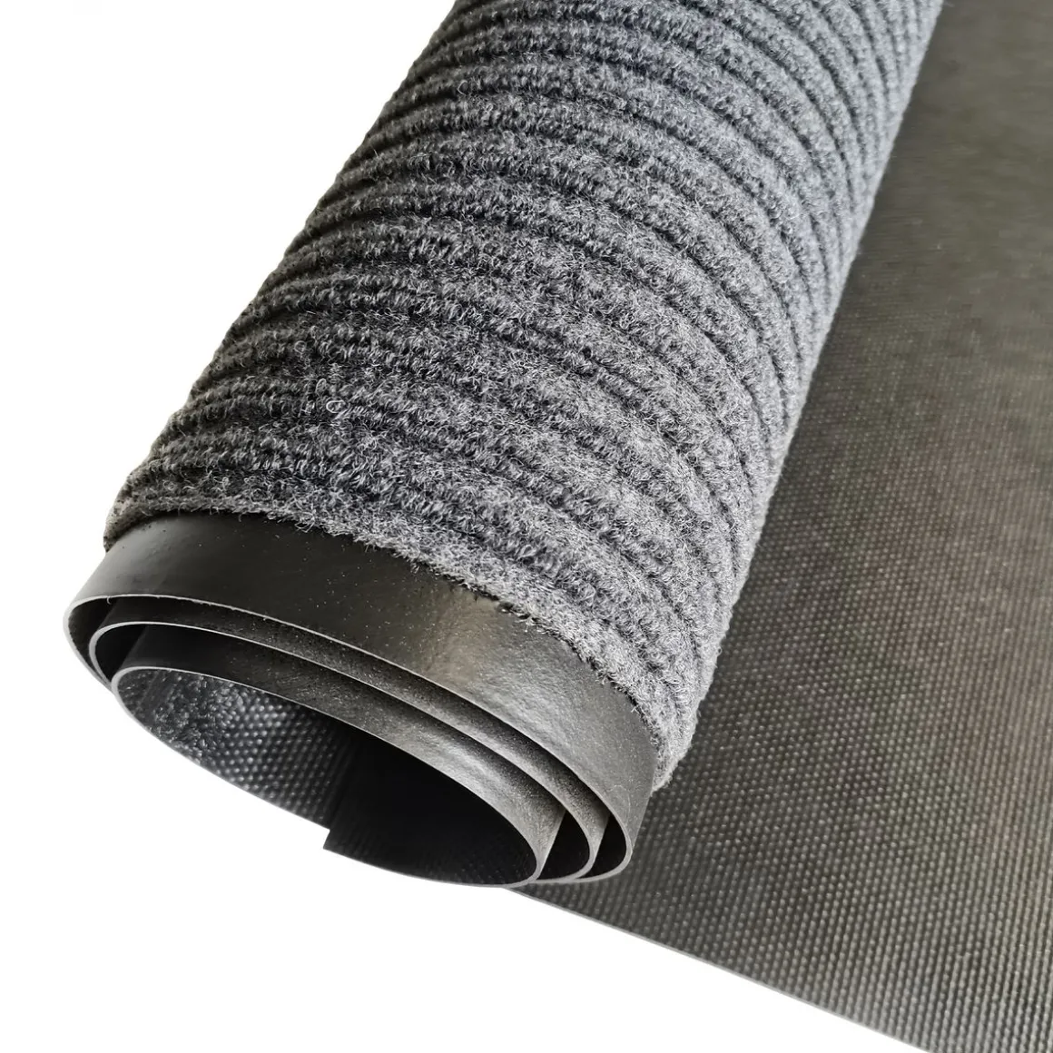 Fussmatte 150 x 90 cm grau