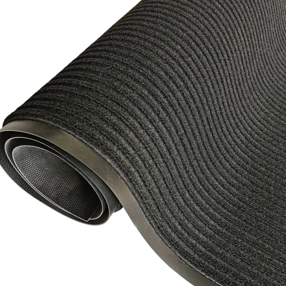 Fussmatte 150 x 90 cm schwarz