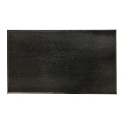 Fussmatte 150 x 90 cm schwarz