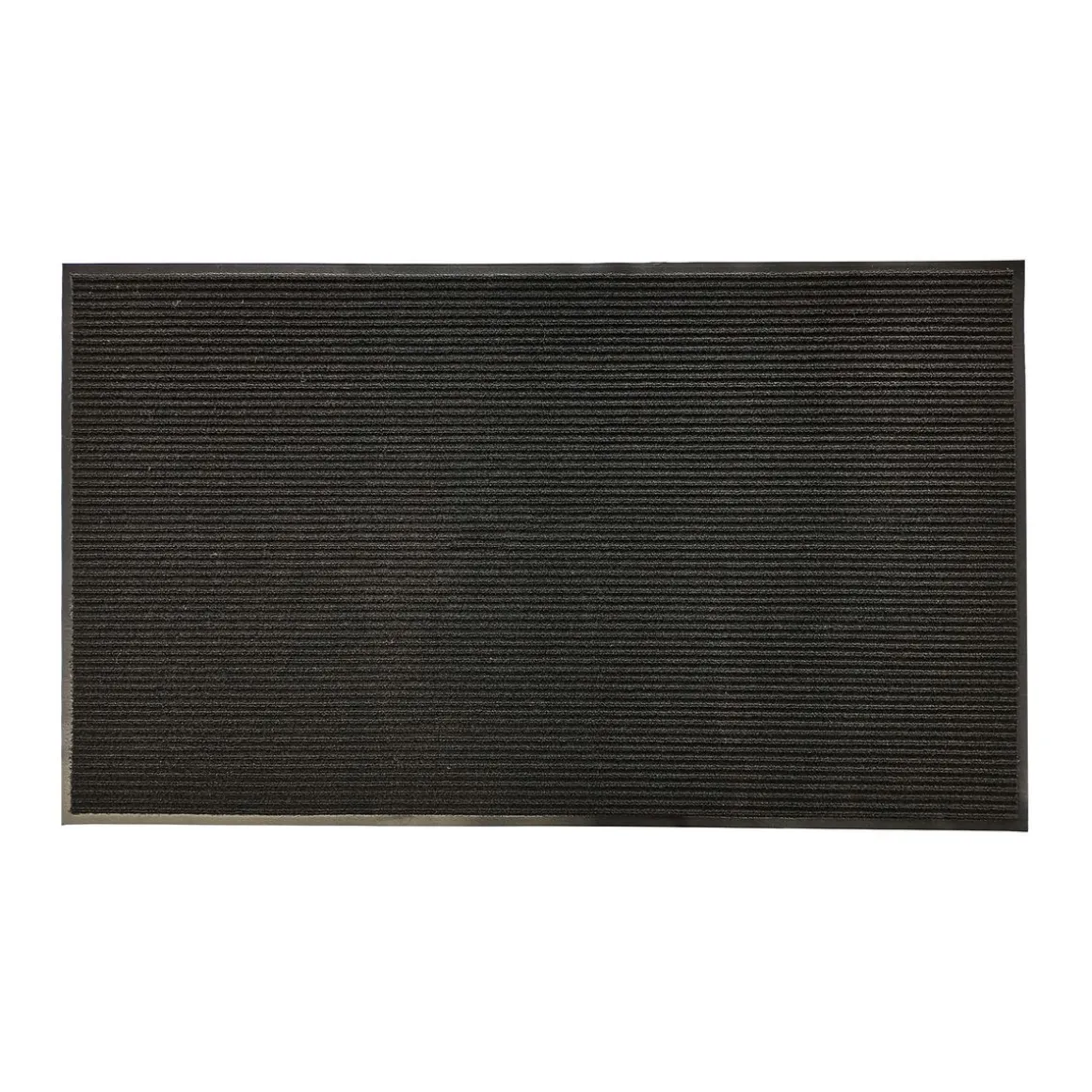 Fussmatte 150 x 90 cm schwarz