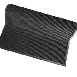 Fussmatte 150 x 90 cm schwarz