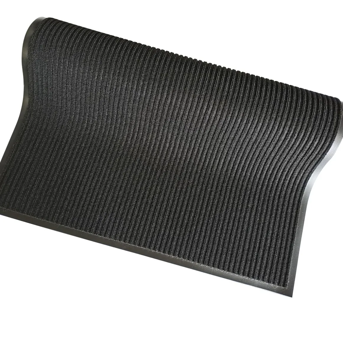 Fussmatte 150 x 90 cm schwarz