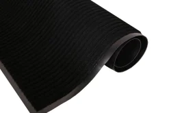 Fussmatte 90 x 60 cm schwarz