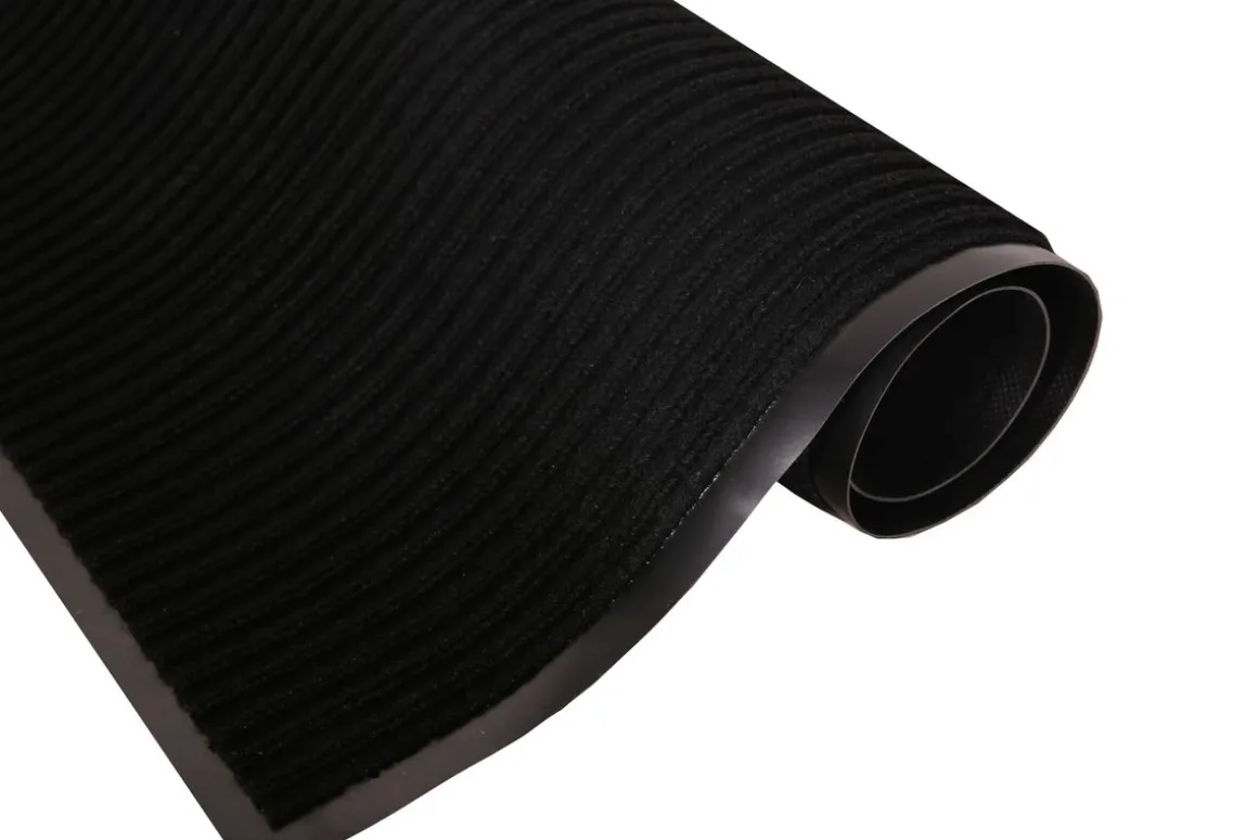 Fussmatte 90 x 60 cm schwarz