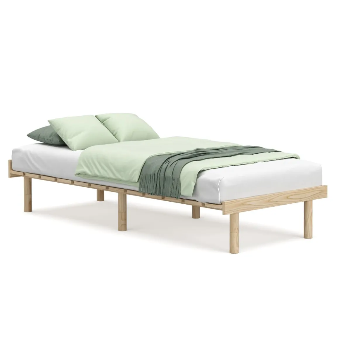 Futonbett Holzbett KIOTO 90 x 200 cm