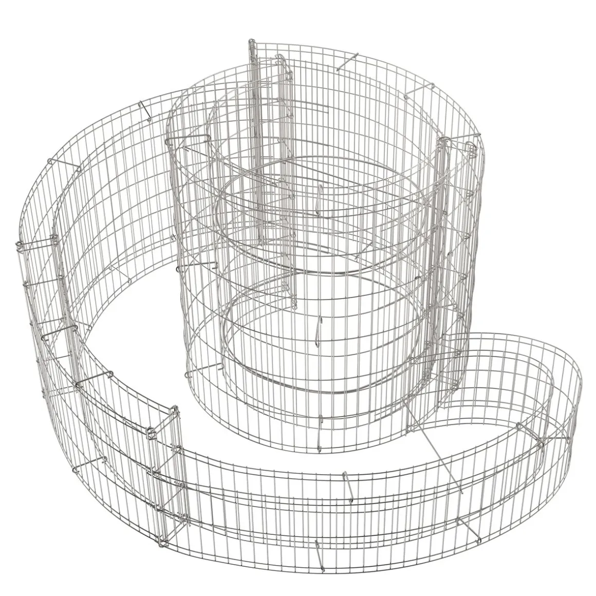 Gabione Kräuterspirale 90 x 110 x 60 cm