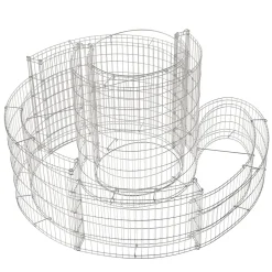 Gabione Kräuterspirale 90 x 110 x 60 cm