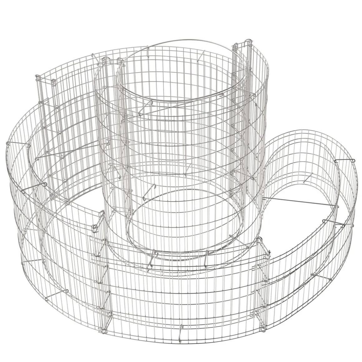 Gabione Kräuterspirale 90 x 110 x 60 cm