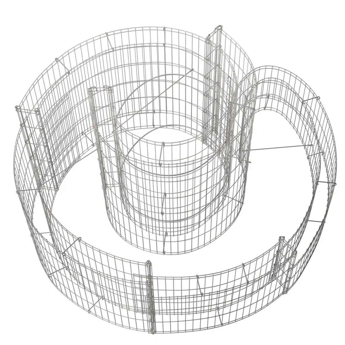 Gabione Kräuterspirale 90 x 110 x 60 cm