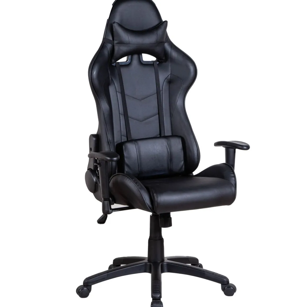 Gamingstuhl Bürostuhl Leder LIMITLESS schwarz