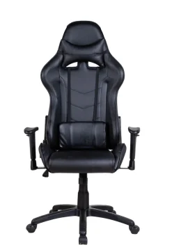 Gamingstuhl Bürostuhl Leder LIMITLESS schwarz