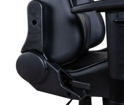 Gamingstuhl Bürostuhl Leder LIMITLESS schwarz