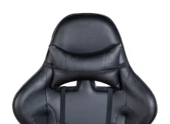 Gamingstuhl Bürostuhl Leder LIMITLESS schwarz