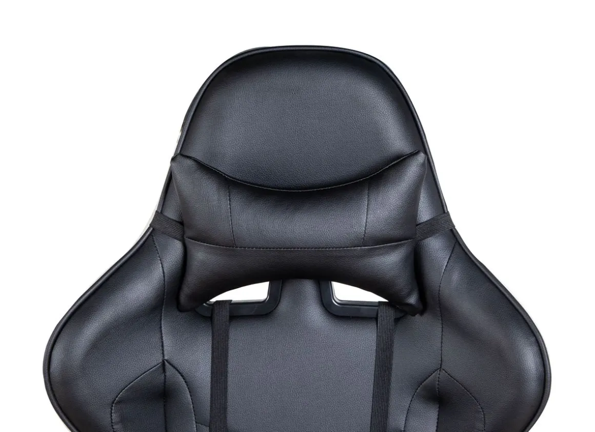 Gamingstuhl Bürostuhl Leder LIMITLESS schwarz