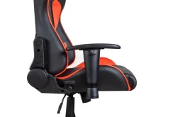 Gamingstuhl Bürostuhl Leder LIMITLESS schwarz/rot