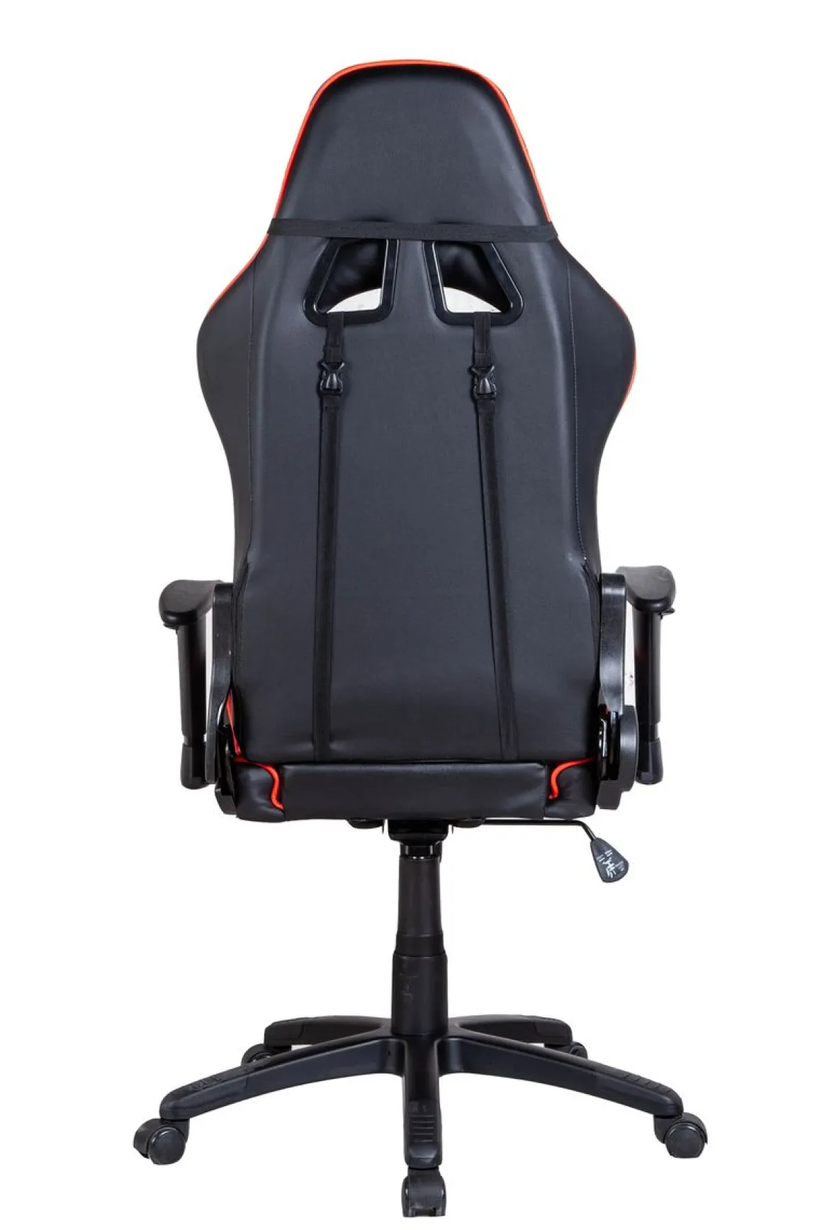 Gamingstuhl Bürostuhl Leder LIMITLESS schwarz/rot
