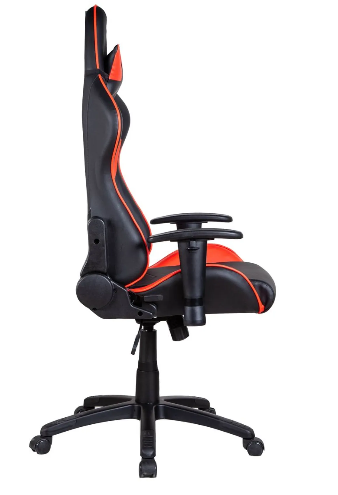 Gamingstuhl Bürostuhl Leder LIMITLESS schwarz/rot