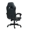 Gamingstuhl Bürostuhl Leder mit Massagefunktion ITAN schwarz