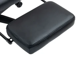 Gamingstuhl Bürostuhl Leder mit Massagefunktion ITAN schwarz