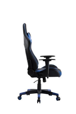 Gamingstuhl Bürostuhl Leder STREAM blau