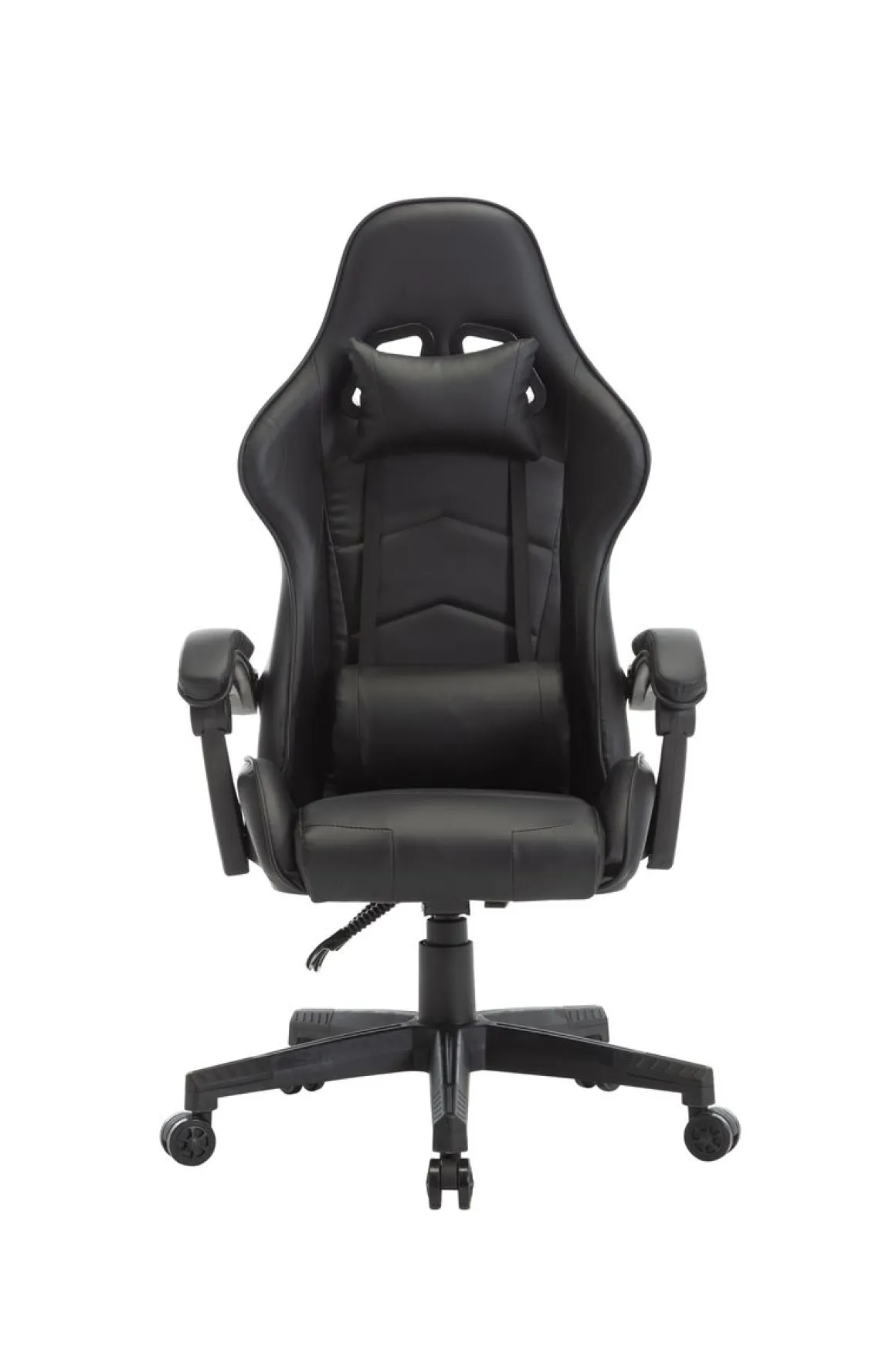 Gamingstuhl Bürostuhl Leder THUNDERBOLT schwarz