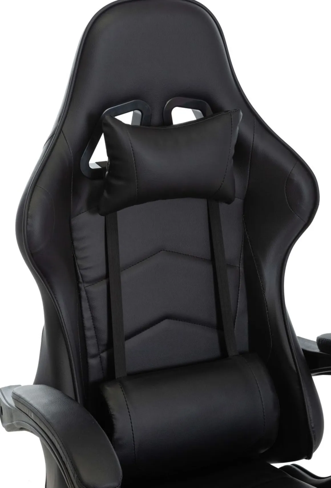 Gamingstuhl Bürostuhl Leder THUNDERBOLT schwarz