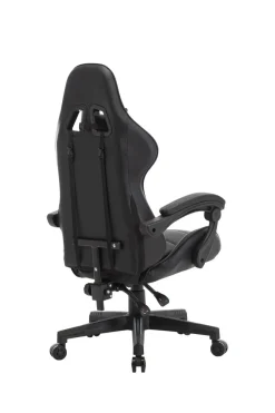 Gamingstuhl Bürostuhl Leder THUNDERBOLT schwarz