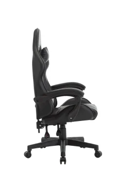 Gamingstuhl Bürostuhl Leder THUNDERBOLT schwarz